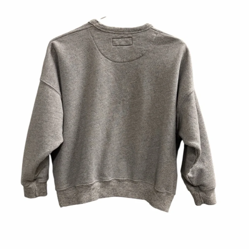 THE GREAT The Teammate Sweatshirt Varsity Gray Size 0 - Picture 4 of 11